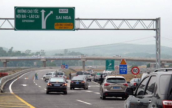 Noi Bai-Lao Cai Expressway (Photo: SGGP) Noi Bai-Lao Cai Expressway (Photo: SGGP)